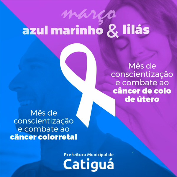 Campanha Março Azul Marinho / Março Lilás