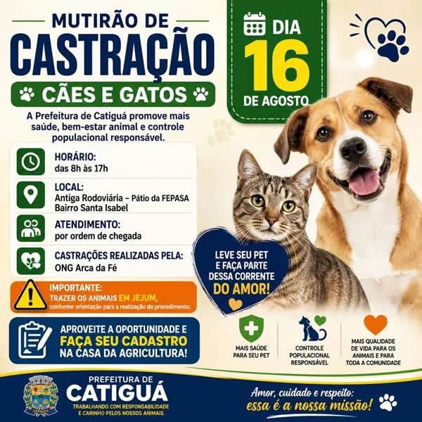 mutirao de castracao