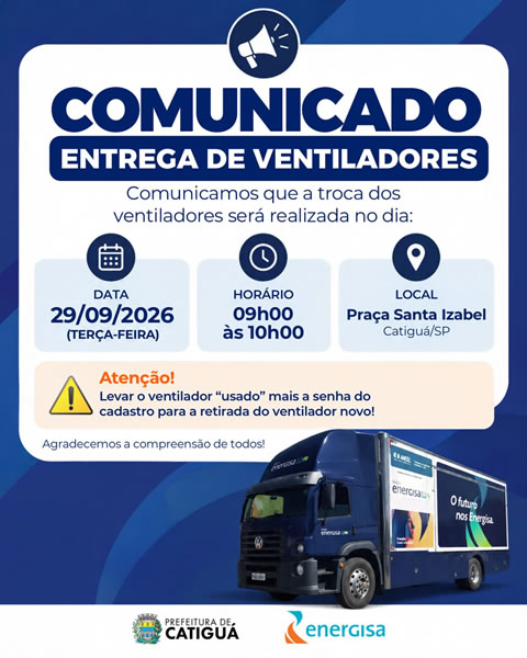 Entrega de ventiladores